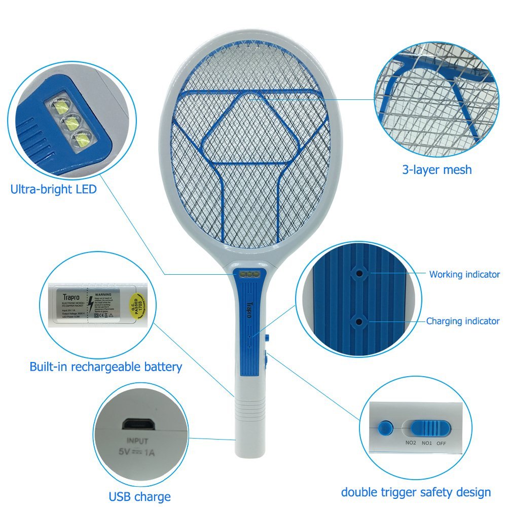 trapro electric fly swatter