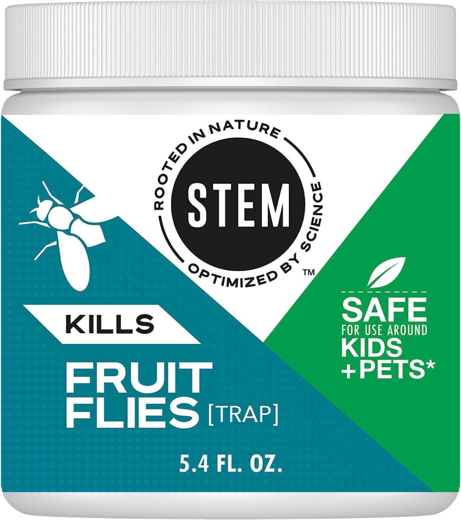Stem Kills Fruit Fly Trap: liquid Fruit Fly Catcher With Botanical Extracts; 5.4 fl oz (Pack Of 1)